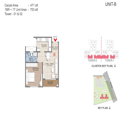 floorplans & masterplan of Sattva Songbird